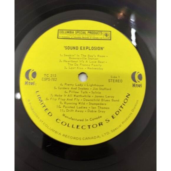Sound Explosion (1973) Vinyl LP – 22 Original Hits & Stars Pop Rock - Picture 6 of 8